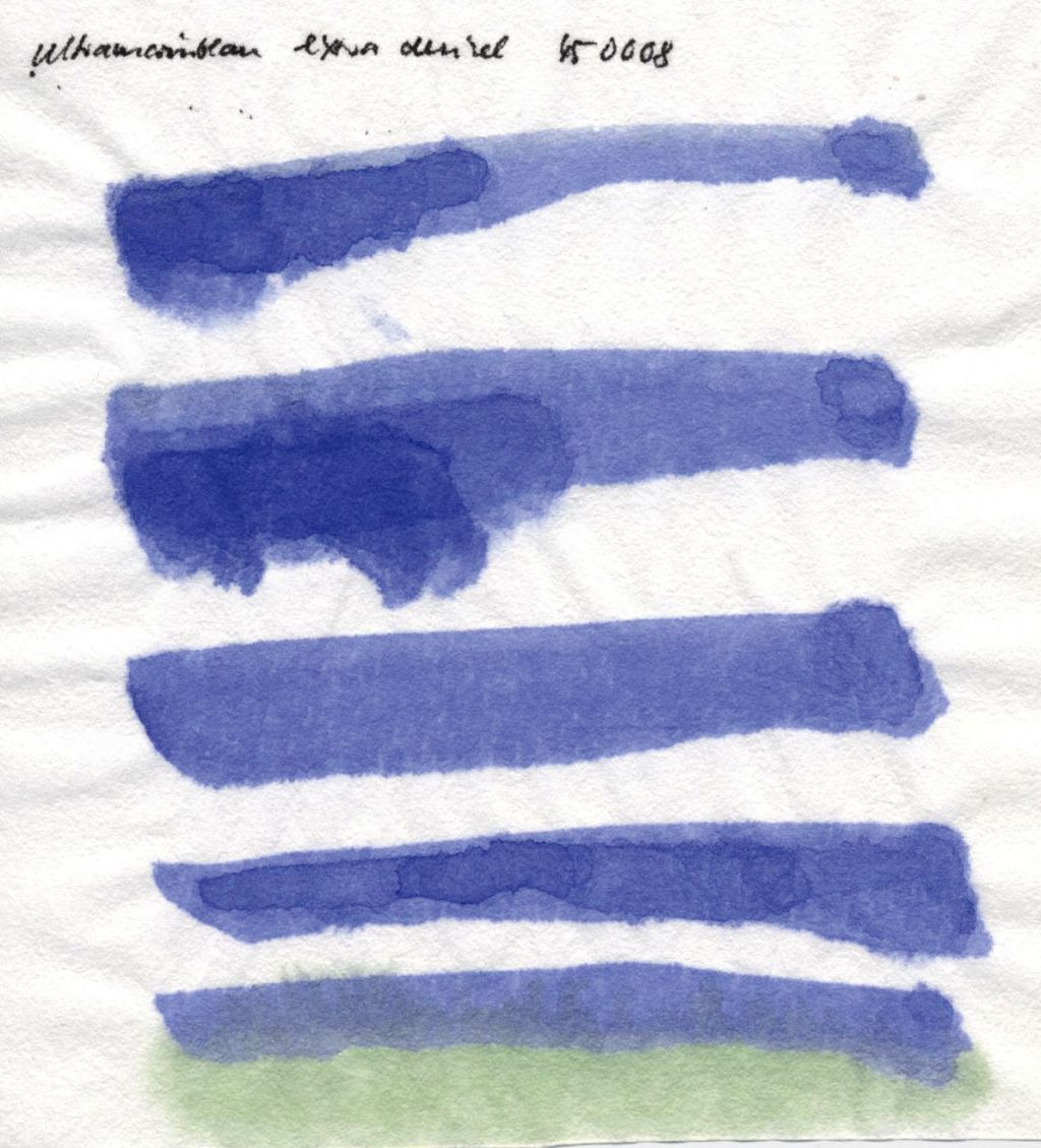 Kremer akvarel - ultramarínově modrý, velmi tmavý (plast, 3 x 1,8 x 1 cm)